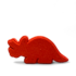 red orange triceratops dino bath bomb