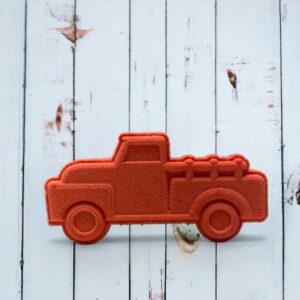Vintage truck bath bomb red orange