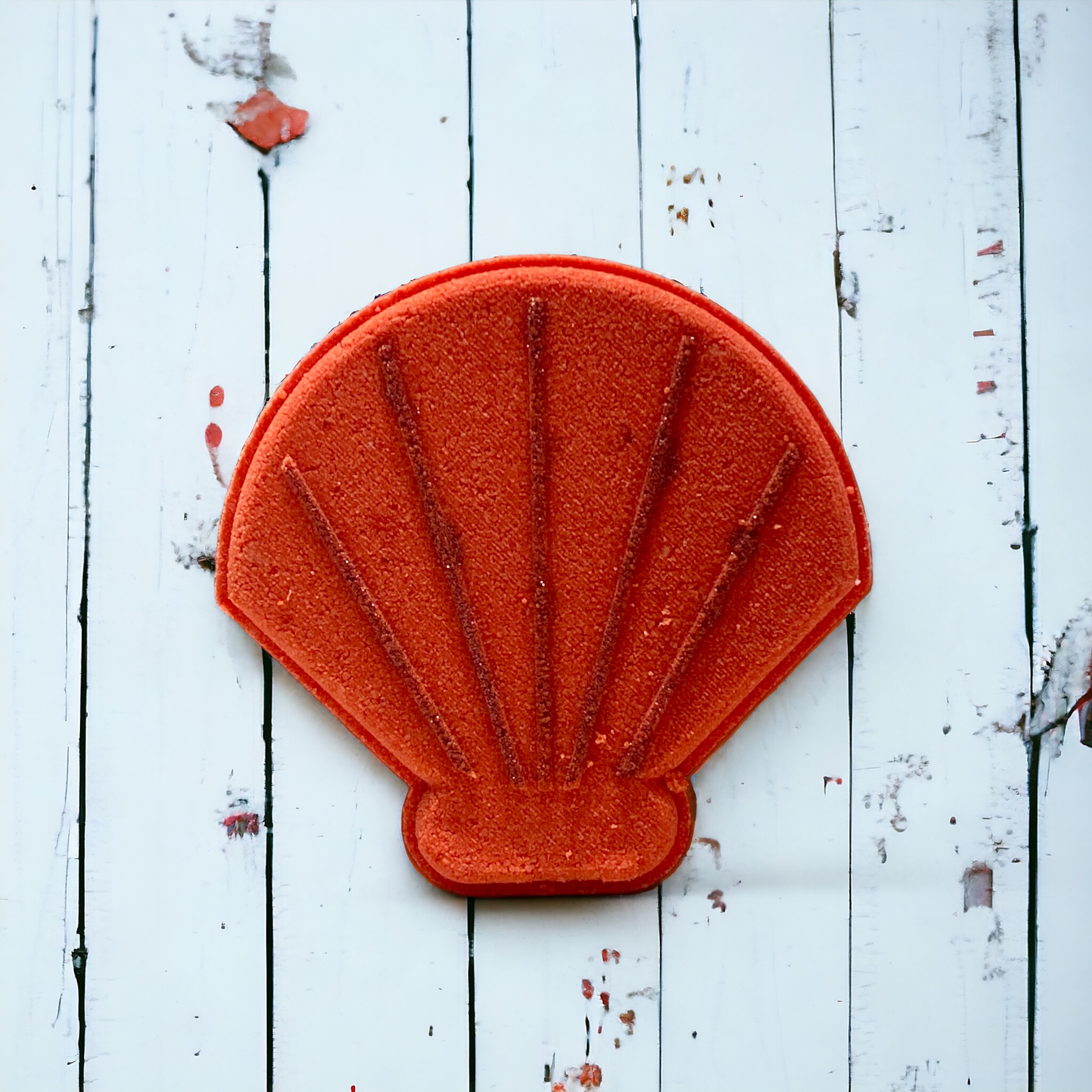 Red Orange Shell Bath Bomb